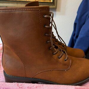 Never Worn Brown NEST Ankle Booties Sz 9